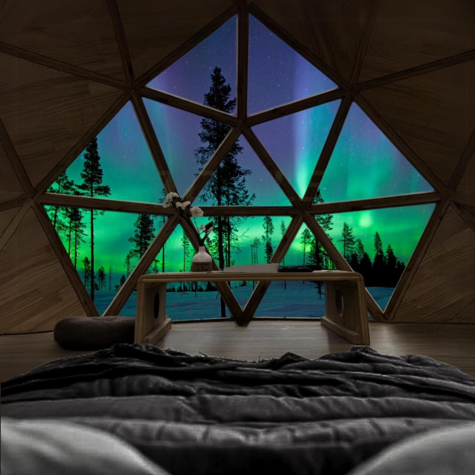 Skog Aurora Igloos Villa Kalix Eksteriør billede