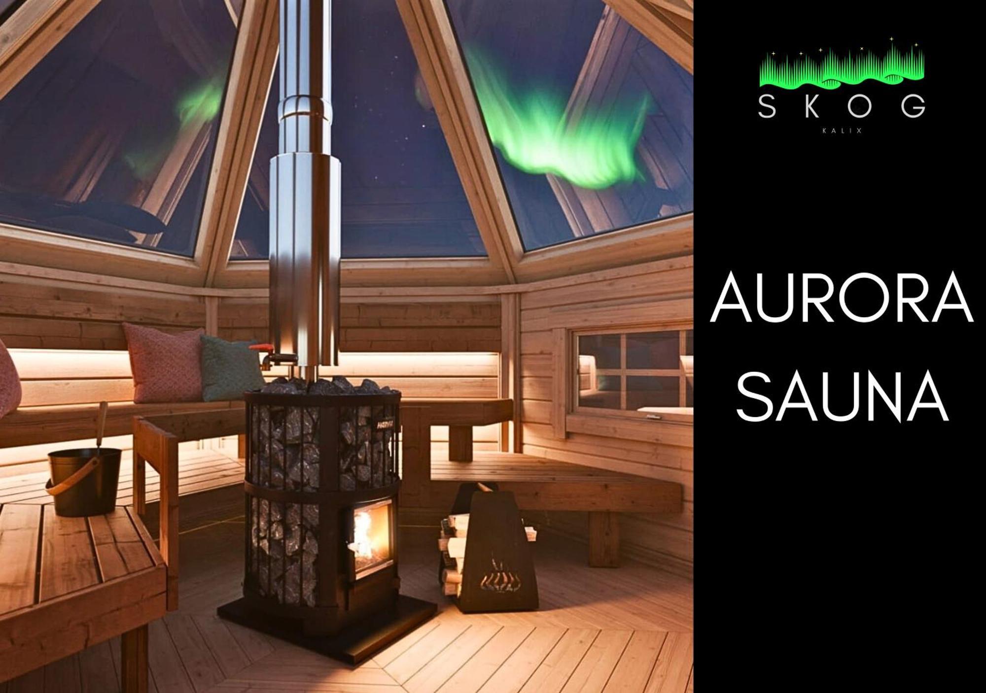 Skog Aurora Igloos Villa Kalix Eksteriør billede